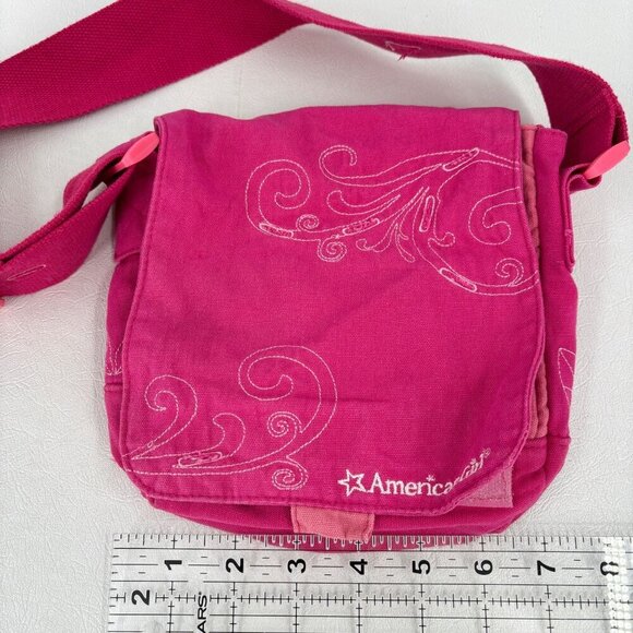 American Girl Accessories Lot Crossbody Purse Skate Bag Satin Blanket Cleansing - Picture 8 of 16